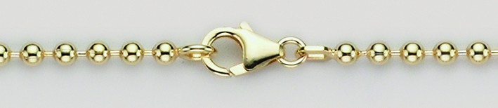 Collier Kugelkette Kettenbreite 3mm