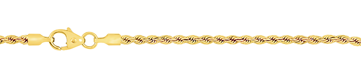 Collier Kordel hohl Kettenbreite 2.1mm