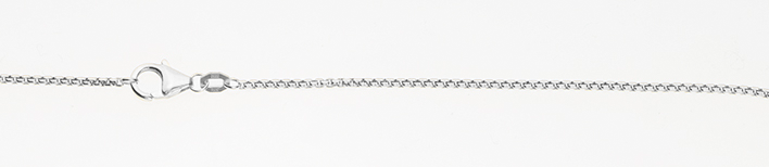 Necklace Round box chain chain width 1.6mm