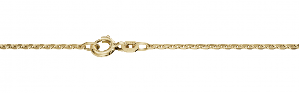 Necklace Anchor diamond cut chain width 1.9mm