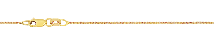 Necklace Wheat chain chain width 0.9mm