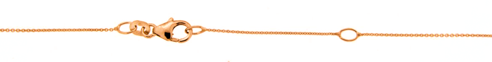 Necklace incl.loop Anchor round chain width 0.8mm
