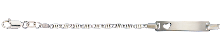 Id-Armband Tigerauge Kettenbreite 2.5mm