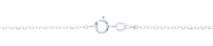 Bracelet Anchor diamond cut chain width 1.7mm