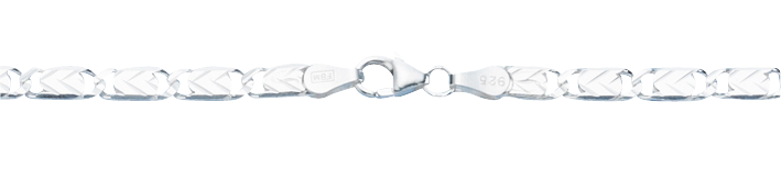 Collier Tigerauge Kettenbreite 3.9mm