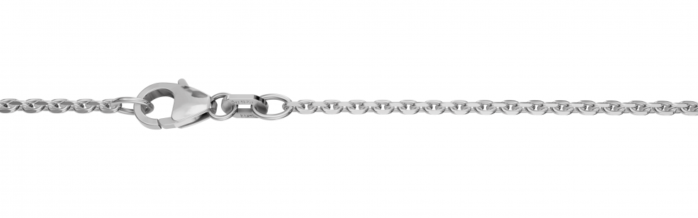 Necklace Anchor diamond cut chain width 1.9mm