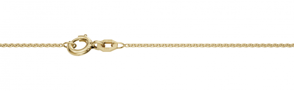 Necklace Anchor round chain width 1.1mm