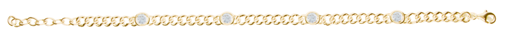 Bracelet Curb chain round