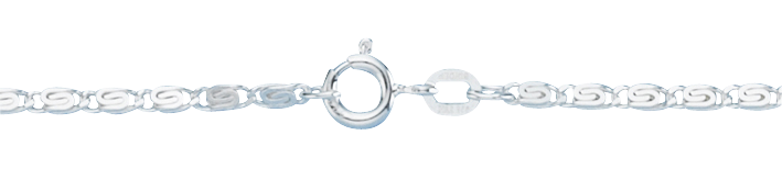 Collier S-Panzer Kettenbreite 2.1mm