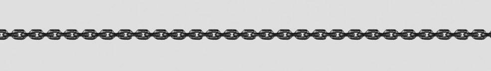 Necklace Anchor diamond cut chain width 1.9mm