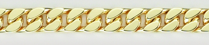 Bracelet Curb Chain chain width 7mm