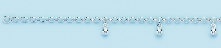 Ankle chain Belcher chain chain width 2.5mm