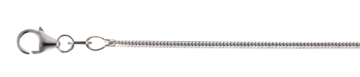 Necklace Snake diamond cut chain width 1.4mm