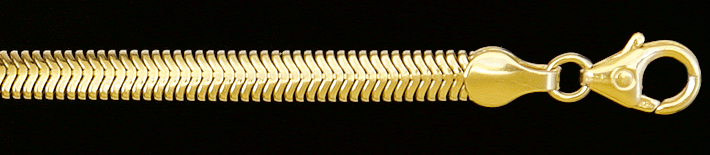 Collier Schlange oval Kettenbreite 4.2mm