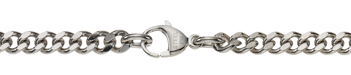 Necklace Curb chain chain width 6.3mm