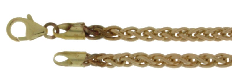 Necklace Wheat chain chain width 4.2mm