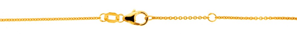 Necklace incl.loop Anchor round chain width 1.1mm
