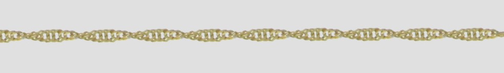 Bracelet Singapore chain width 2.4mm