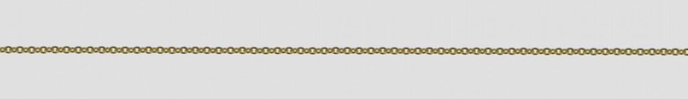 Necklace Anchor round chain width 1.1mm