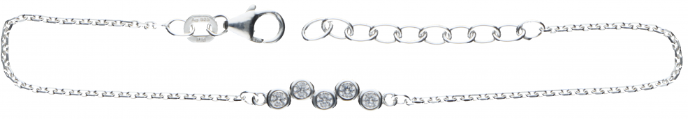 Armband Anker diamantiert