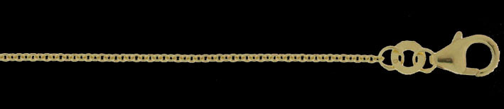 Necklace Anchor round chain width 1.1mm