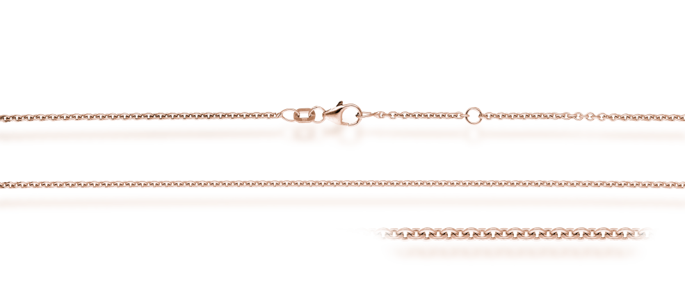 Necklace incl.loop Anchor round chain width 2mm