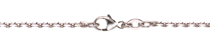 Necklace Anchor diamond cut chain width 1.9mm
