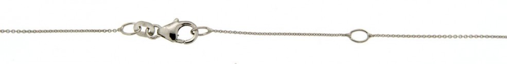 Necklace incl.loop Anchor round chain width 0.8mm