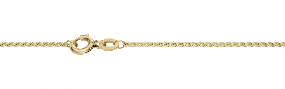 Necklace Anchor round chain width 1.3mm