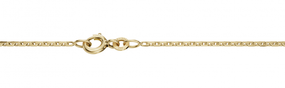 Collier Anker diamantiert Kettenbreite 1.3mm