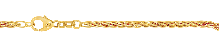 Bracelet Wheat chain hollow chain width 2.1mm