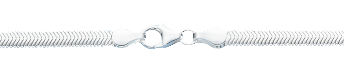 Collier Schlange oval Kettenbreite 4.2mm