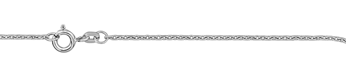 Bracelet Anchor diamond cut chain width 1.3mm
