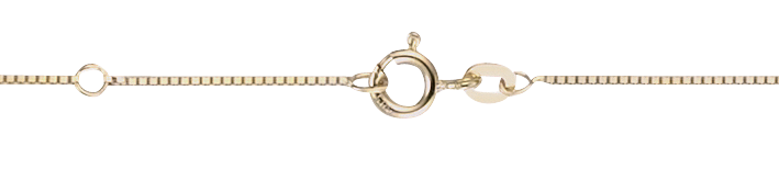 Necklace incl.loop Box chain chain width 0.7mm