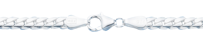 Collier Panzer oval Kettenbreite 4.2mm