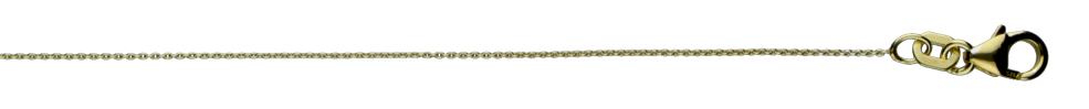 Necklace Anchor round chain width 0.8mm