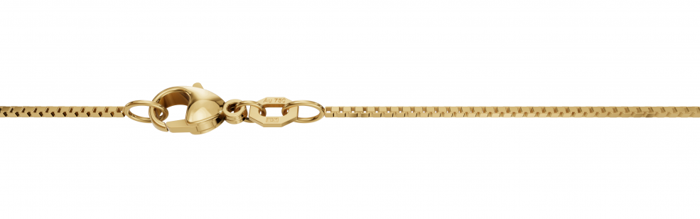Necklace Box chain chain width 0.9mm