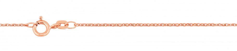 Necklace Anchor diamond cut chain width 1.3mm