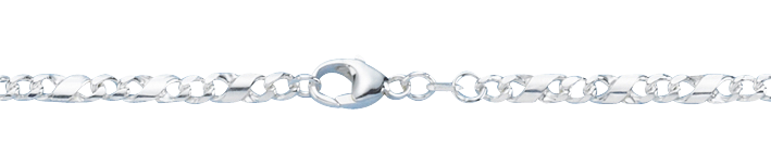 Collier Dollar-Kette Kettenbreite 3.1mm