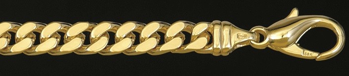 Bracelet Curb Chain chain width 5.4mm