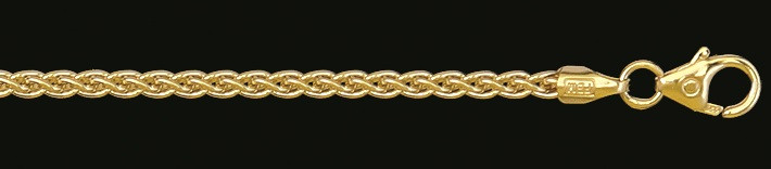Collier Zopf Kettenbreite 2.1mm