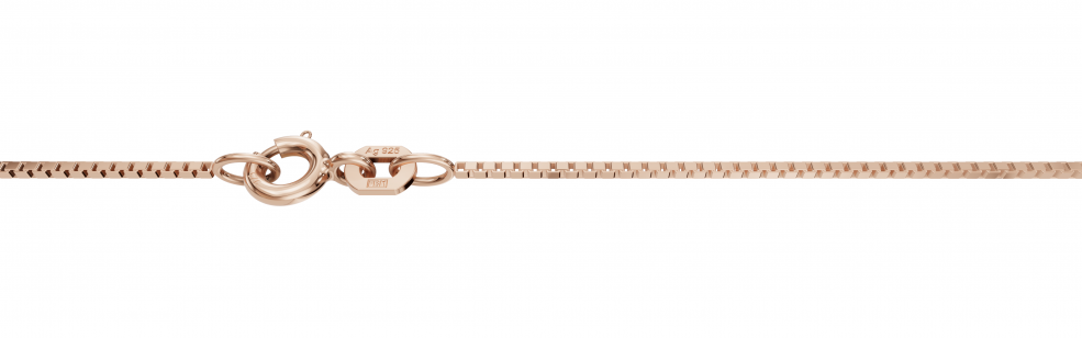 Necklace Box chain chain width 0.9mm