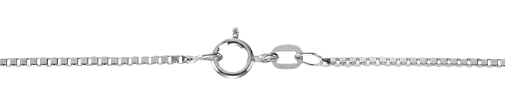 Necklace Box chain chain width 1.2mm