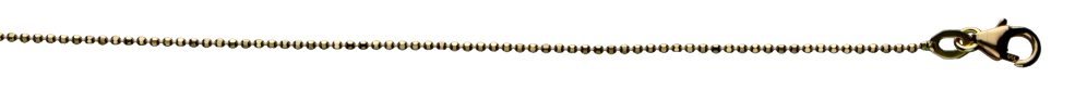 Collier Kugelkette dia. Kettenbreite 1.1mm