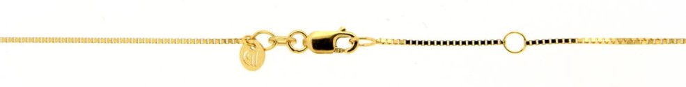 Necklace incl.loop Box chain chain width 0.8mm