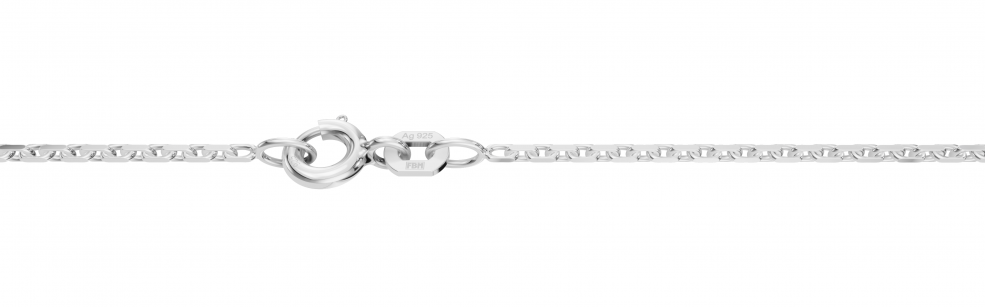 Collier Anker diamantiert Kettenbreite 1.3mm