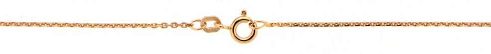 Necklace Anchor diamond cut chain width 1.3mm
