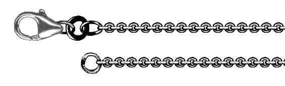 Necklace Belcher chain chain width 1.5mm
