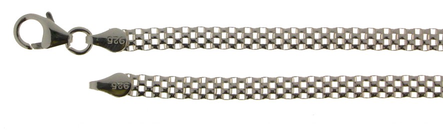 Collier Geflecht Kettenbreite 3.8mm