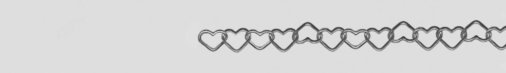 Fusskette Herz-Kette Kettenbreite 4.4mm